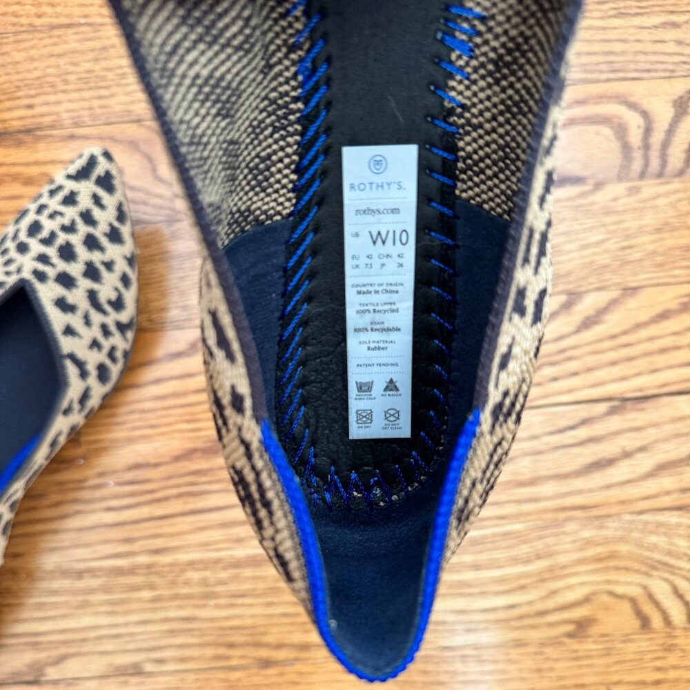 Rothy's The Point In Leopard Print (Size 10) - image 4